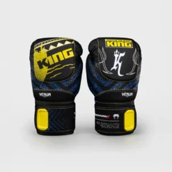 Venum x TEKKEN 8 Boxing Gloves King Black/Yellow, 10oz