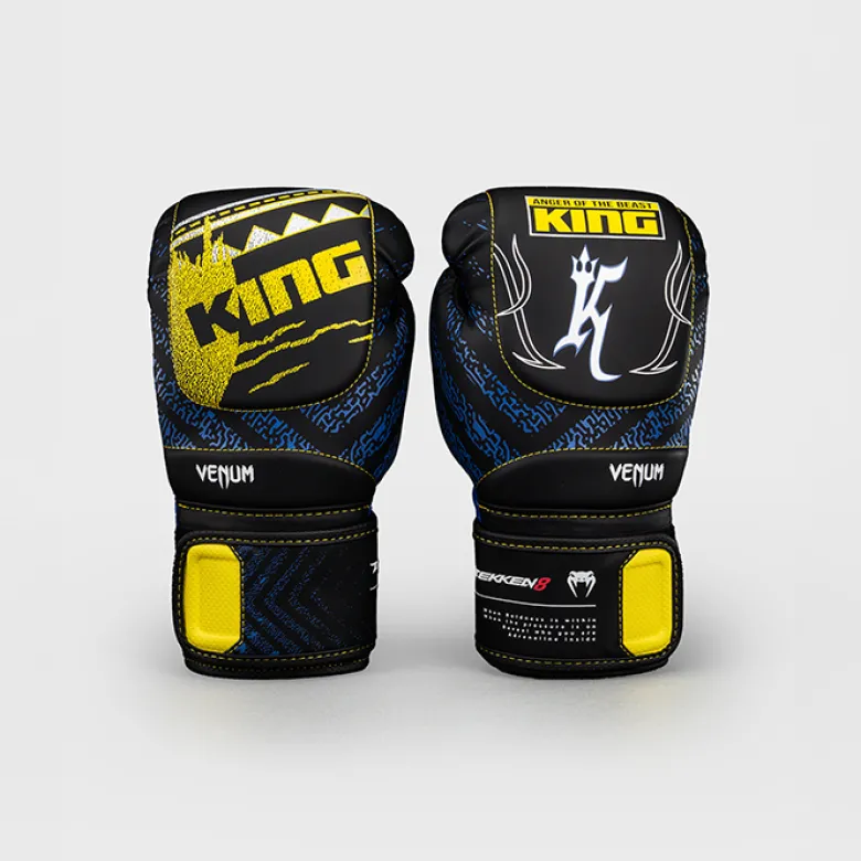 Venum x TEKKEN 8 Boxing Gloves King Black/Yellow, 10oz