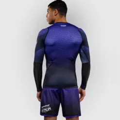 Venum x TEKKEN 8 Long Sleeve Rashguard Kazuya Black/Purple
