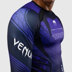 Venum x TEKKEN 8 Long Sleeve Rashguard Kazuya Black/Purple