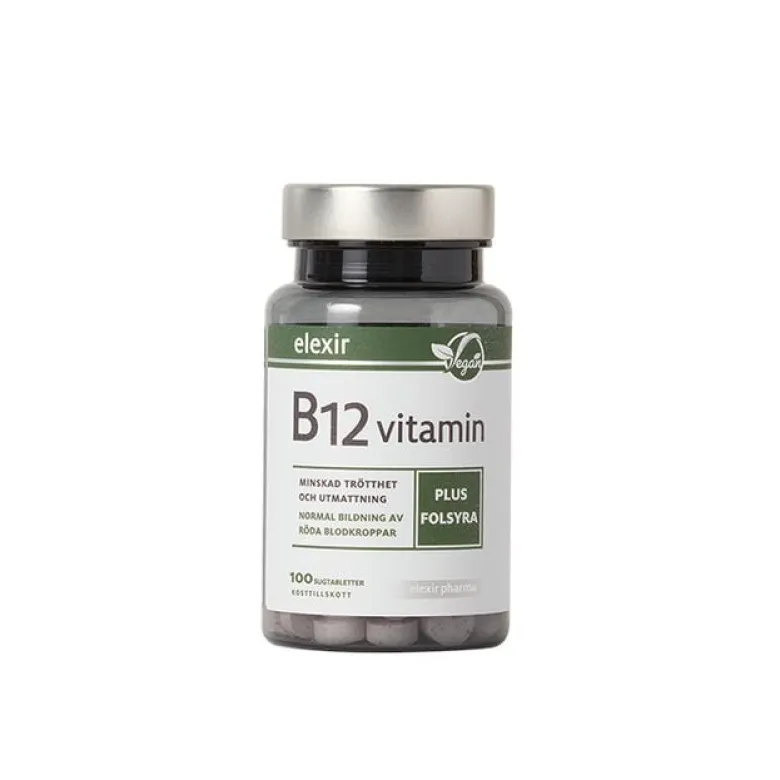 Vitamin B-12 Vegan 100 tabletter