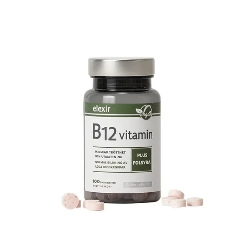 Vitamin B-12 Vegan 100 tabletter