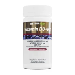 Vitamin D3 4000IE + K2 100µg 60 kaps