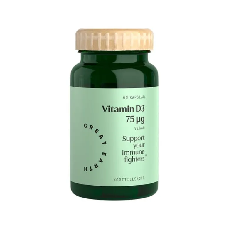 Vitamin D3/K2 60 kapslar