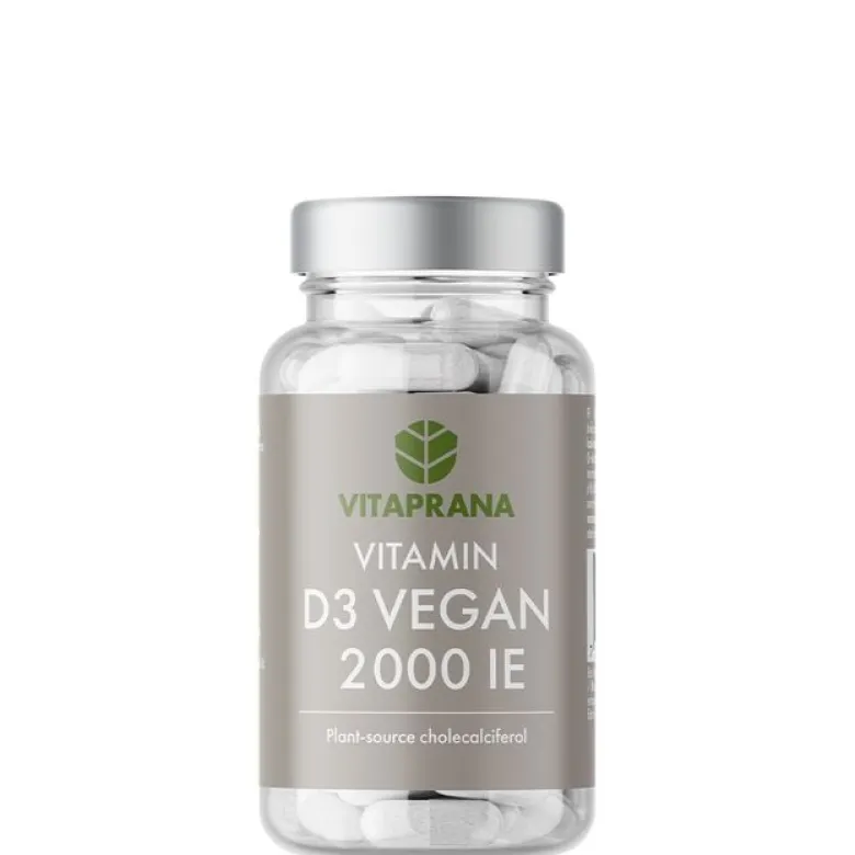 Vitamin D3 Vegan, 2000IE, 110 kapslar
