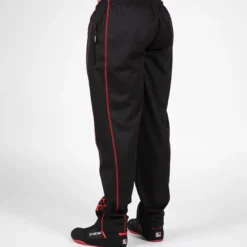 Wallace Mesh Pants, Black/Red