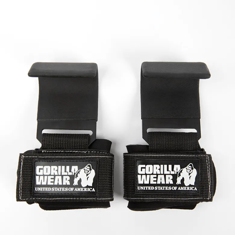 Weight Lifting Hooks Svart/Vit