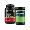 100% Whey Gold Standard Vassleprotein 700 g + Glutamine Pulver 630 g