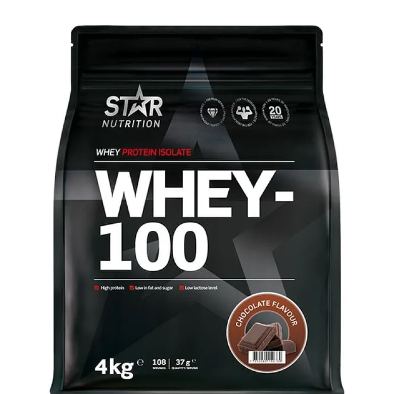 WHEY-100, 4 kg, Choklad