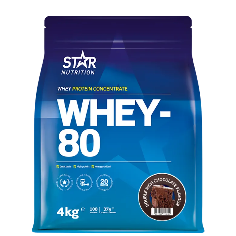 Whey-80, 4kg, Double Rich Chocolate