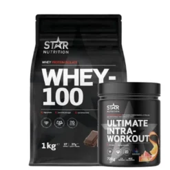 Whey-100 Vassleprotein 1 kg + Ultimate Intra Workout 720 g