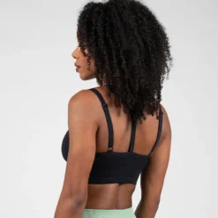 Whitney Seamless Sports Bra, Black