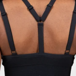 Whitney Seamless Sports Bra, Black