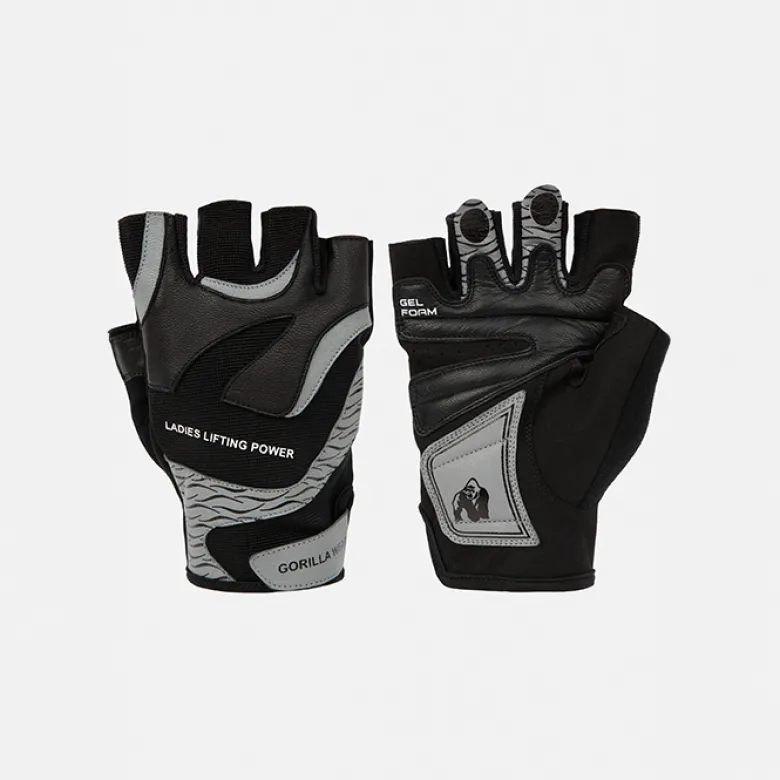 Women's Fitness Gloves 2.0, Black/Grey