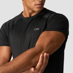 Workout Melange T-shirt, Black
