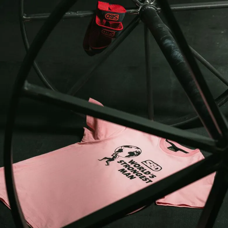 World Strongest Man 2026 T-Shirt Heats Men's Peony