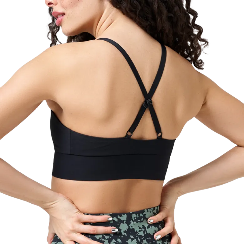 Wrap Sports Bra, Black