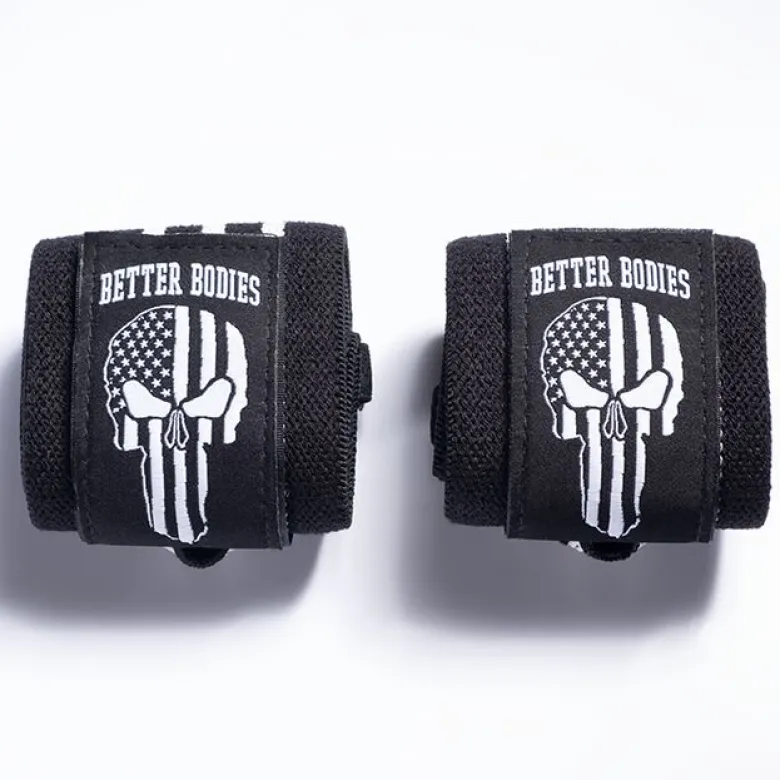 Wrist Wraps 18 inch, Black/White