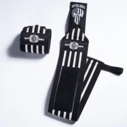 Wrist Wraps 18 inch, Black/White