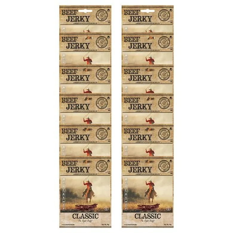 12 x Beef Jerky, 50 g