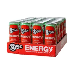 24 x BSc Energy Drink 330 ml Apple Rhubarb