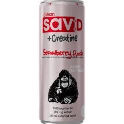12 x Clean sav:D + Creatine 330 ml Strawberry Punch