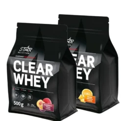 2 x clear Whey Vassleprotein 500 g