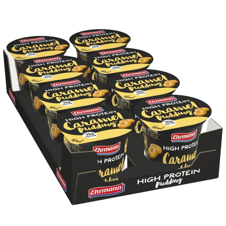 8 x Ehrmann Protein Pudding, 200 g, Chocolate