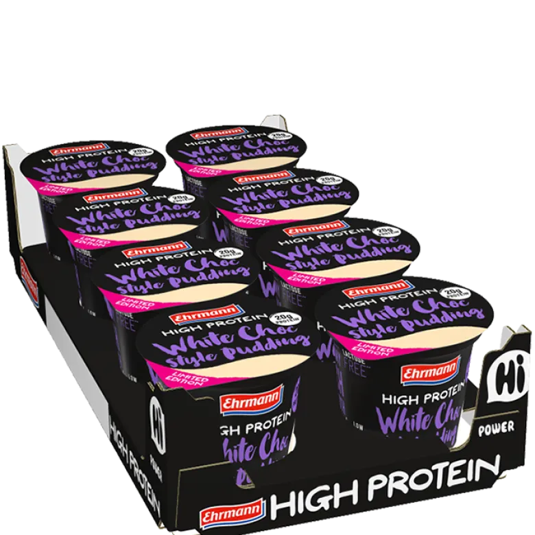8 x Ehrmann Protein Pudding, 200 g, Chocolate