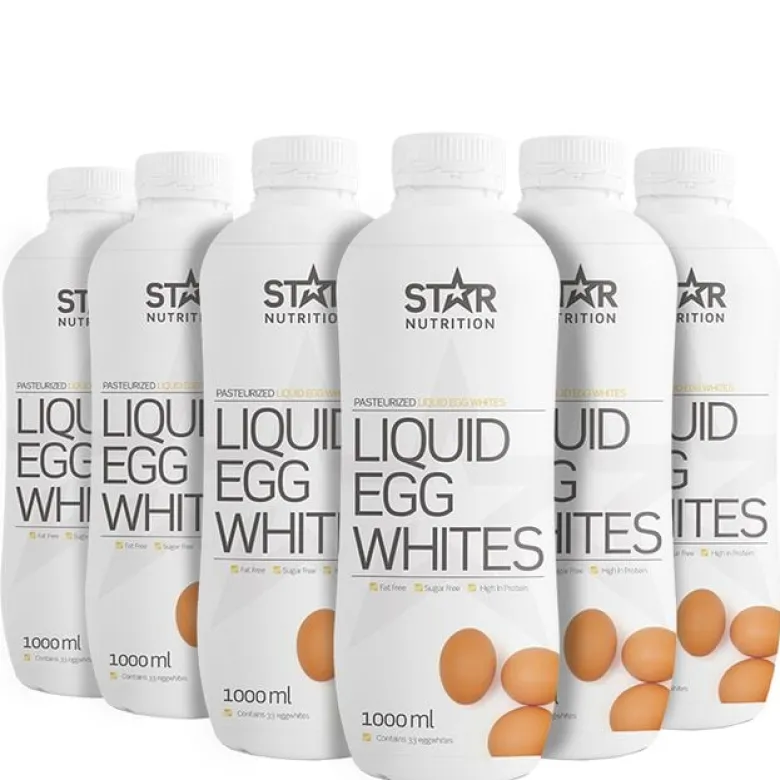 6 x Flytande äggvita, BIG BUY 1000 ml