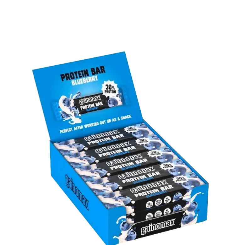 15 x Gainomax Protein Bar 60 g Blueberry