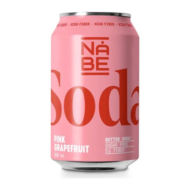 12 x NÅBE SODA 330 ml Pink Grapefruit
