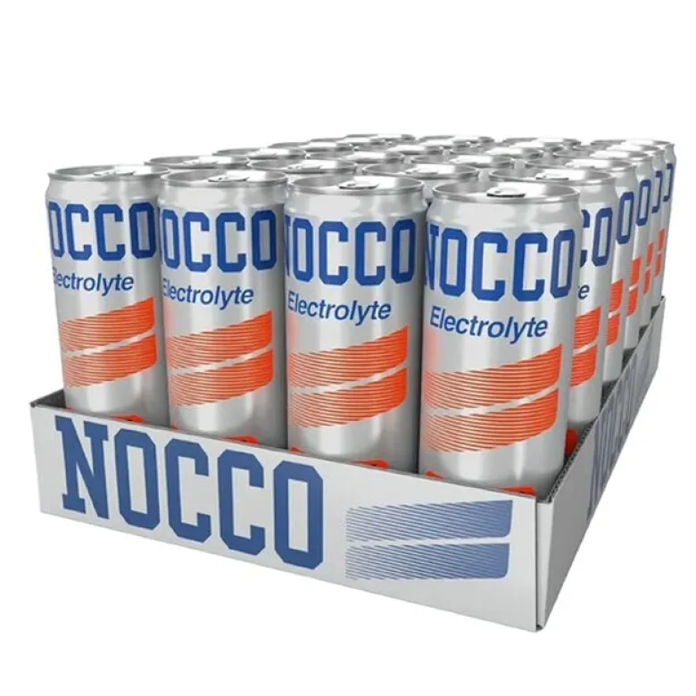 24 x NOCCO Electrolyte 355 ml Lemon/Lime