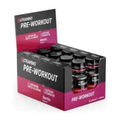 12 x Nutramino PWO Shot, 60 ml, Berries