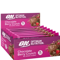 12 x Optimum Protein Bar, 55 g, Chocolate Berry Crunch