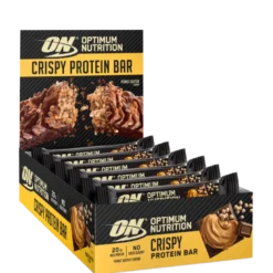 10 x Optimum Protein Crisp Bar, 65 g, Peanut Butter