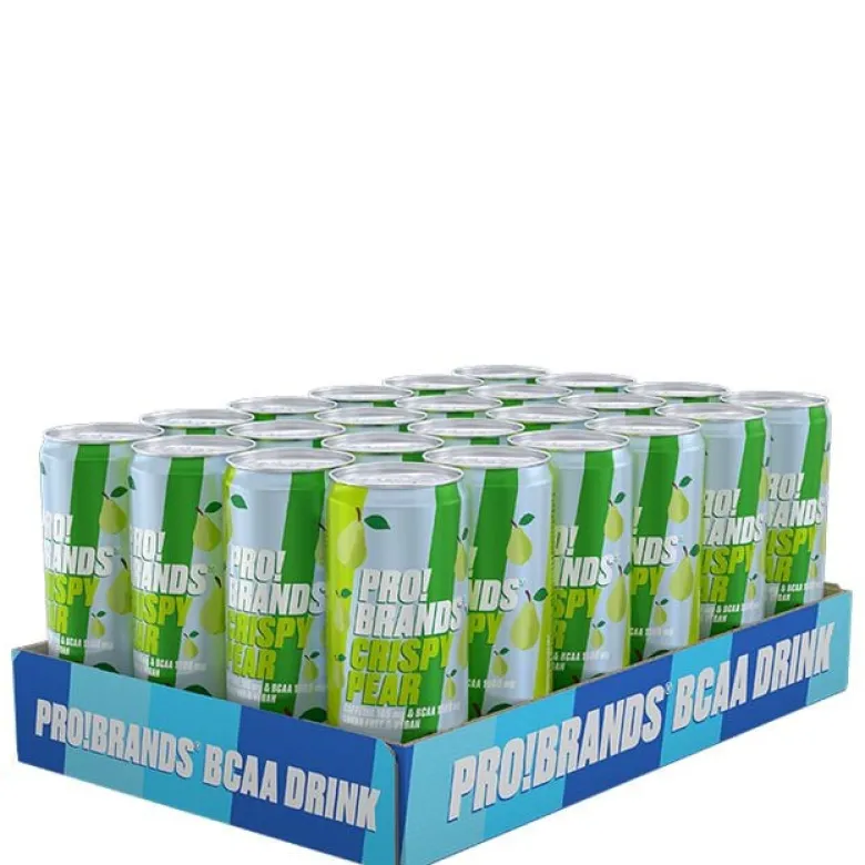 24 x Pro Brands BCAA Drink, 330 ml, Pineapple 2 kr pant