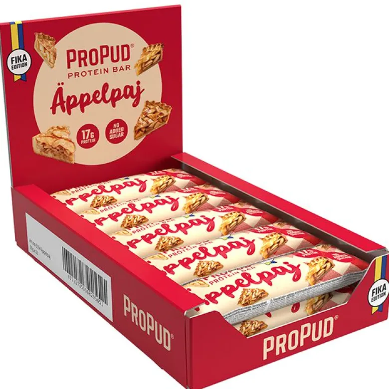 12 x ProPud Protein Bar, 55 g, Äppelpaj