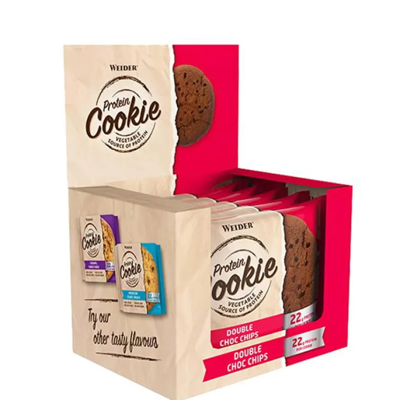 12 x Protein Cookies 90 g Double Choco Chip