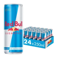 24 x Red Bull Energidryck, 250 ml, Sockerfri