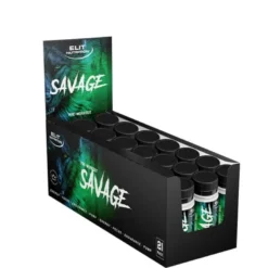 21 x Savage PWO Shot, 60 ml, Sour Apple
