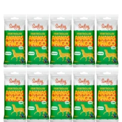 10 x Smiling Fruktbollar Mango/Ananas/Lime, 40 g