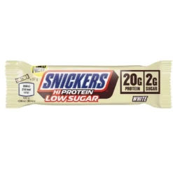 12 x Snickers High Protein Bar Low Sugar 57 g Vit Choklad