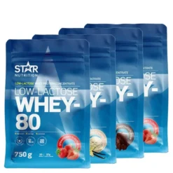 4 x Whey-80 750 g Low Lactose