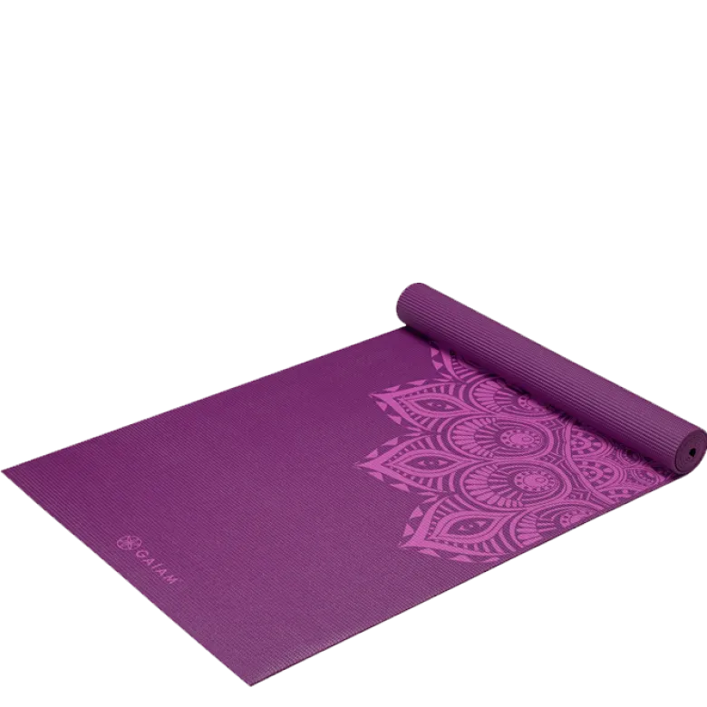 Yogamatta 6mm Purple Mandala