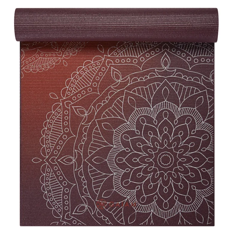 Yogamatta 6 mm Röd