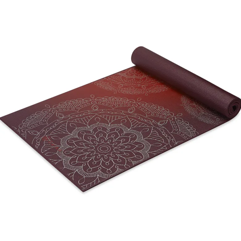 Yogamatta 6 mm Röd