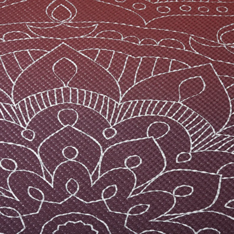 Yogamatta 6 mm Röd