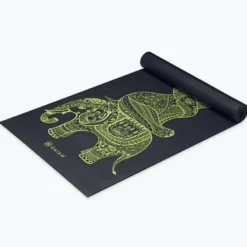 Yogamatta 6 mm Svart Gul