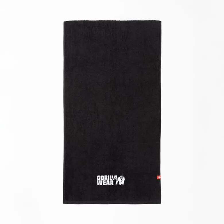 Zip Pocket Gymhandduk Svart
